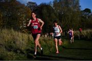 21 November 2021; Paul Hartnett of East Cork AC, Cork, competing in the Junior Men's event during the Irish Life Health National Cross Country Championships at Santry Demense in Dublin. Photo by Ramsey Cardy/Sportsfile