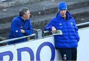 22 November 2021; Head coach Leo Cullen, right, with head of Rugby Operations Guy Easterby during a Leinster Rugby squad training at Energia Park in Dublin. Photo by Harry Murphy/Sportsfile