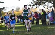 21 November 2021; Charlie Reihill of Enniskillen RC, Fermanagh, competing in the Boys U16 event during the Irish Life Health National Cross Country Championships at Santry Demense in Dublin. Photo by Ramsey Cardy/Sportsfile