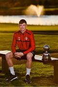 22 November 2021; In attendance during the announcement of the PFA Ireland Award Nominees 2021 is, PFA Ireland Player of the Year Nominee Chris Forrester of St Patrick's Athletic at Castleknock Golf Club in Dublin. Photo by Sam Barnes/Sportsfile