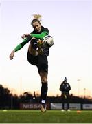 22 November 2021; Diane Caldwell during a Republic of Ireland Women training session at the FAI National Training Centre in Abbotstown, Dublin. Photo by Stephen McCarthy/Sportsfile