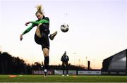22 November 2021; Diane Caldwell during a Republic of Ireland Women training session at the FAI National Training Centre in Abbotstown, Dublin. Photo by Stephen McCarthy/Sportsfile