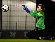 22 November 2021; Goalkeeper Megan Walsh during a Republic of Ireland Women training session at the FAI National Training Centre in Abbotstown, Dublin. Photo by Stephen McCarthy/Sportsfile