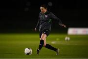 22 November 2021; Áine O'Gorman during a Republic of Ireland Women training session at the FAI National Training Centre in Abbotstown, Dublin. Photo by Stephen McCarthy/Sportsfile