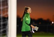 22 November 2021; Goalkeeper Naoisha McAloon during a Republic of Ireland Women training session at the FAI National Training Centre in Abbotstown, Dublin. Photo by Stephen McCarthy/Sportsfile