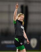 22 November 2021; Amber Barrett during a Republic of Ireland Women training session at the FAI National Training Centre in Abbotstown, Dublin. Photo by Stephen McCarthy/Sportsfile