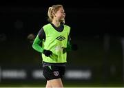 22 November 2021; Éabha O'Mahony during a Republic of Ireland Women training session at the FAI National Training Centre in Abbotstown, Dublin. Photo by Stephen McCarthy/Sportsfile