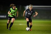 22 November 2021; Denise O'Sullivan and Emily Whelan, left, during a Republic of Ireland Women training session at the FAI National Training Centre in Abbotstown, Dublin. Photo by Stephen McCarthy/Sportsfile