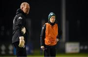 22 November 2021; Manager Vera Pauw and coach Jan Willem van Ede, left, during a Republic of Ireland Women training session at the FAI National Training Centre in Abbotstown, Dublin. Photo by Stephen McCarthy/Sportsfile