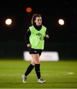 22 November 2021; Roma McLaughlin during a Republic of Ireland Women training session at the FAI National Training Centre in Abbotstown, Dublin. Photo by Stephen McCarthy/Sportsfile
