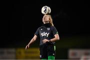 22 November 2021; Amber Barrett during a Republic of Ireland Women training session at the FAI National Training Centre in Abbotstown, Dublin. Photo by Stephen McCarthy/Sportsfile