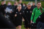 22 November 2021; Denise O'Sullivan during a Republic of Ireland Women training session at the FAI National Training Centre in Abbotstown, Dublin. Photo by Stephen McCarthy/Sportsfile