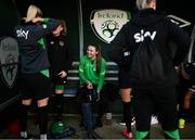 22 November 2021; Goalkeeper Megan Walsh during a Republic of Ireland Women training session at the FAI National Training Centre in Abbotstown, Dublin. Photo by Stephen McCarthy/Sportsfile