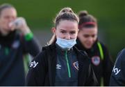 22 November 2021; Jessie Stapleton during a Republic of Ireland Women training session at the FAI National Training Centre in Abbotstown, Dublin. Photo by Stephen McCarthy/Sportsfile