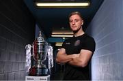 23 November 2021; James Talbot stands for a portrait during the Bohemians FAI Cup Final Media Day at DCU Sports Campus in Dublin. Photo by Sam Barnes/Sportsfile