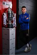 23 November 2021; Ali Coote stands for a portrait during the Bohemians FAI Cup Final Media Day at DCU Sports Campus in Dublin. Photo by Sam Barnes/Sportsfile