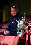 23 November 2021; St Patrick's Athletic manager Alan Mathews during the St Patrick's Athletic FAI Cup Final Media Day at Richmond Park in Dublin. Photo by Eóin Noonan/Sportsfile