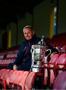 23 November 2021; St Patrick's Athletic manager Alan Mathews during the St Patrick's Athletic FAI Cup Final Media Day at Richmond Park in Dublin. Photo by Eóin Noonan/Sportsfile