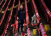 23 November 2021; St Patrick's Athletic head coach Stephen O'Donnell during the St Patrick's Athletic FAI Cup Final Media Day at Richmond Park in Dublin. Photo by Eóin Noonan/Sportsfile