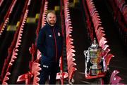 23 November 2021; St Patrick's Athletic head coach Stephen O'Donnell during the St Patrick's Athletic FAI Cup Final Media Day at Richmond Park in Dublin. Photo by Eóin Noonan/Sportsfile