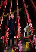 23 November 2021; St Patrick's Athletic head coach Stephen O'Donnell during the St Patrick's Athletic FAI Cup Final Media Day at Richmond Park in Dublin. Photo by Eóin Noonan/Sportsfile