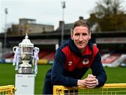 23 November 2021; Ian Bermingham of St Patrick's Athletic during the St Patrick's Athletic FAI Cup Final Media Day at Richmond Park in Dublin. Photo by Eóin Noonan/Sportsfile