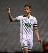 12 November 2021; Lee Grace of Shamrock Rovers during the SSE Airtricity League Premier Division match between Bohemians and Shamrock Rovers at Dalymount Park in Dublin. Photo by Ramsey Cardy/Sportsfile