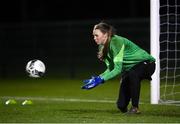 23 November 2021; Goalkeeper Megan Walsh during a Republic of Ireland training session at the FAI National Training Centre in Abbotstown, Dublin. Photo by Stephen McCarthy/Sportsfile