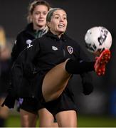 23 November 2021; Denise O'Sullivan during a Republic of Ireland training session at the FAI National Training Centre in Abbotstown, Dublin. Photo by Stephen McCarthy/Sportsfile