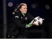 23 November 2021; Goalkeeper Courtney Brosnan  during a Republic of Ireland training session at the FAI National Training Centre in Abbotstown, Dublin. Photo by Stephen McCarthy/Sportsfile