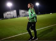 23 November 2021; Goalkeeper Megan Walsh during a Republic of Ireland training session at the FAI National Training Centre in Abbotstown, Dublin. Photo by Stephen McCarthy/Sportsfile