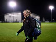 23 November 2021; Goalkeeper Grace Moloney during a Republic of Ireland training session at the FAI National Training Centre in Abbotstown, Dublin. Photo by Stephen McCarthy/Sportsfile