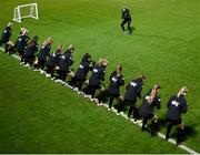 23 November 2021; Players during activation before a Republic of Ireland training session at the FAI National Training Centre in Abbotstown, Dublin. Photo by Stephen McCarthy/Sportsfile