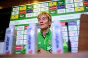 24 November 2021; Manager Vera Pauw during a Republic of Ireland Women press conference at FAI Headquarters in Abbotstown, Dublin. Photo by Stephen McCarthy/Sportsfile