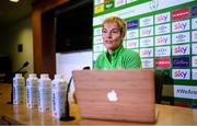 24 November 2021; Manager Vera Pauw during a Republic of Ireland Women press conference at FAI Headquarters in Abbotstown, Dublin. Photo by Stephen McCarthy/Sportsfile