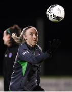 24 November 2021; Louise Quinn during a Republic of Ireland Women training session FAI National Training Centre in Abbotstown, Dublin. Photo by Stephen McCarthy/Sportsfile