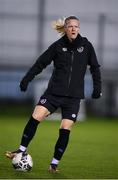 24 November 2021; Diane Caldwell during a Republic of Ireland Women training session FAI National Training Centre in Abbotstown, Dublin. Photo by Stephen McCarthy/Sportsfile