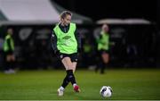24 November 2021; Aoibheann Clancy during a Republic of Ireland Women training session FAI National Training Centre in Abbotstown, Dublin. Photo by Stephen McCarthy/Sportsfile