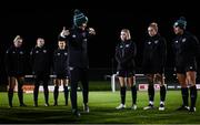 24 November 2021; Manager Vera Pauw speaking to players after a Republic of Ireland Women training session FAI National Training Centre in Abbotstown, Dublin. Photo by Stephen McCarthy/Sportsfile
