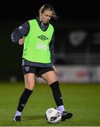 24 November 2021; Ruesha Littlejohn during a Republic of Ireland Women training session FAI National Training Centre in Abbotstown, Dublin. Photo by Stephen McCarthy/Sportsfile