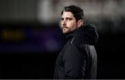 19 November 2021; Derry City manager Ruaidhri Higgins before the SSE Airtricity League Premier Division match between Dundalk and Derry City at Oriel Park in Dundalk, Louth. Photo by Ben McShane/Sportsfile