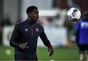 19 November 2021; Wilfred Zahibo of Dundalk before the SSE Airtricity League Premier Division match between Dundalk and Derry City at Oriel Park in Dundalk, Louth. Photo by Ben McShane/Sportsfile