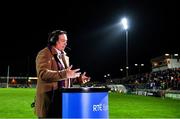 20 November 2021; RTÉ presenter Marty Morrissey during the Kerry County Senior Football Championship Semi-Final match between Austin Stacks and St Brendan's at Austin Stack Park in Tralee, Kerry. Photo by Eóin Noonan/Sportsfile