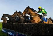 25 November 2021; Ciankyle, right, with Eoin Walsh up, jumps the last on their way to winning the Racing TV Handicap Steeplechase at Thurles Racecourse in Tipperary. Photo by Seb Daly/Sportsfile