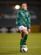 25 November 2021; Megan Connolly of Republic of Ireland before the FIFA Women's World Cup 2023 qualifying group A match between Republic of Ireland and Slovakia at Tallaght Stadium in Dublin. Photo by Stephen McCarthy/Sportsfile