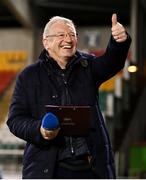 25 November 2021; RTÉ's Tony O'Donoghue before the FIFA Women's World Cup 2023 qualifying group A match between Republic of Ireland and Slovakia at Tallaght Stadium in Dublin. Photo by Stephen McCarthy/Sportsfile