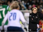 25 November 2021; Republic of Ireland manager Vera Pauw during the FIFA Women's World Cup 2023 qualifying group A match between Republic of Ireland and Slovakia at Tallaght Stadium in Dublin. Photo by Stephen McCarthy/Sportsfile