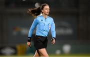 25 November 2021; Referee Jelena Cvetkovic during the FIFA Women's World Cup 2023 qualifying group A match between Republic of Ireland and Slovakia at Tallaght Stadium in Dublin. Photo by Stephen McCarthy/Sportsfile