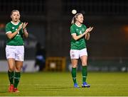 25 November 2021; Louise Quinn of Republic of Ireland after the FIFA Women's World Cup 2023 qualifying group A match between Republic of Ireland and Slovakia at Tallaght Stadium in Dublin. Photo by Eóin Noonan/Sportsfile