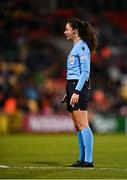 25 November 2021; Referee Jelena Cvetkovic during the FIFA Women's World Cup 2023 qualifying group A match between Republic of Ireland and Slovakia at Tallaght Stadium in Dublin. Photo by Eóin Noonan/Sportsfile